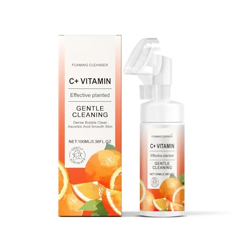 Vitamin C Foaming Facial Cleanser - Gentle Cleansing, Hydrating & Non-Tightening, Daily Face Care For Radiant Skin3PCS