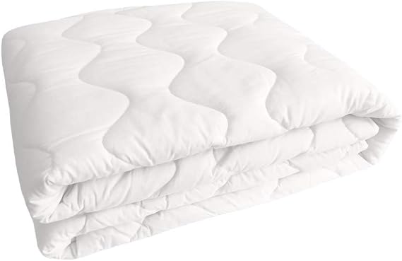 Natural Comfort Super Soft Anchor Band 54 by 80-Inch Mattress Pad, Full, White