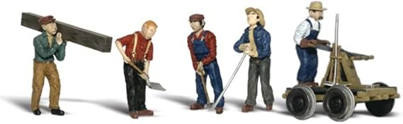 Rail Workers HO Scale Woodland Scenics