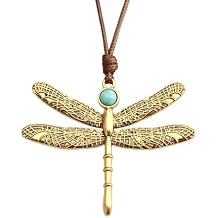 GelConnie Boho Necklaces for Women Vintage Silver Circles Long Pendant Necklace Cowgirl Sweater Necklace Adjustable Leather Choker Necklace for Women