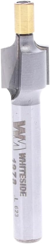 Whiteside Router Bits 1978 Round Over Bit with Small Pilot 1/16-Inch Radius 3/8-Inch Large Diameter and 7/16-Inch Cutting Length