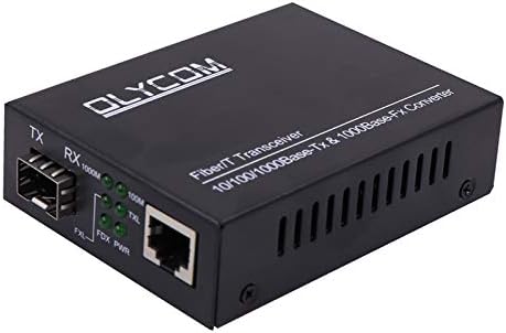SFP Fiber Media Converter Fiber Optic to Network Optical Converter SFP to Copper Converter Gigabit Ethernet (Without SFP Module)