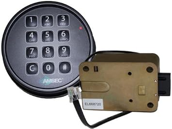 ESL10XL Electronic Keypad and Safe Lock - Black Finish