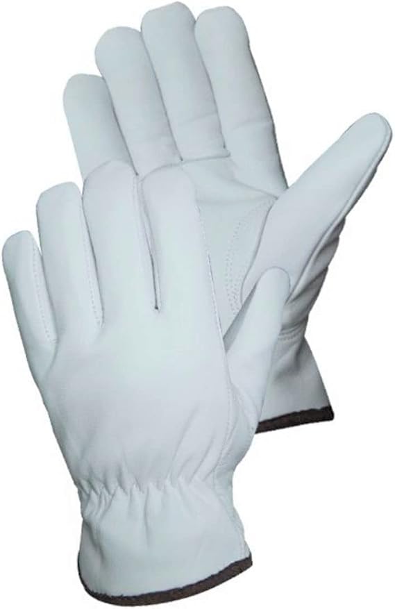 WORK SAFE - PREMIUM CUT LEATHER WORK GLOVES (3, Large)