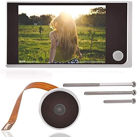 Door Viewer Cat's Eye Peeper,Tangxi Digital Door Viewer,Door Peephole Viewer with 3.5Inch LCD Screen& Cat's Eye Peeper&120 Angle View,Electronic Cat's Eye Peeper for Home Security