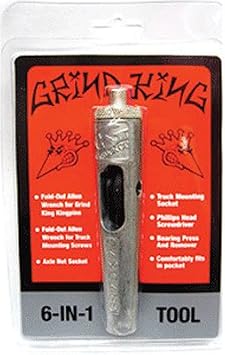 Grind King 6-In-1 Skateboard Tool