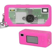 Silicone Case for Kodak CHARMERA Keychain Digital Camera Blind Box, Photo Mini Keychain Camera Sleeve with Precise Cutouts & Scratch Protection - Camera NOT Included (Magenta)