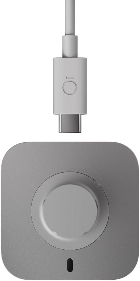 Oura Ring Gen 4 Charger - Grey - Size 8 Compatible - Includes Charging Dock & USB-C Cable | Charge Smart Ring Up to 8 Days