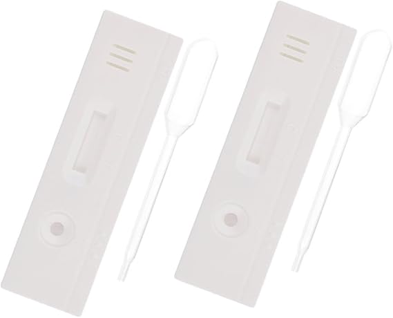 NOLITOY 2pcs Accurate Livestock Pregnancy Test Kit Test Strips for Sheep Pig Cattle Cow Early Pregnancy Detection Tool