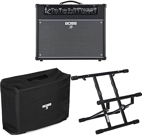 Boss Katana Artist Gen 3 1x12-inch 100-watt Combo Amplifier Bundle with Katana-Artist Amp Cover and BAS-1 Amplifier Stand