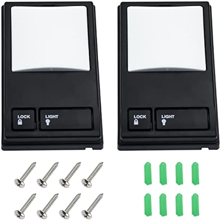 Multi-Function Wall Keypad Control Panel, Wall-Mounted Multi-Function Garage Door Console for LiftMaster 41A5273-1 78LM, 78LMC, 41C494 2pcak
