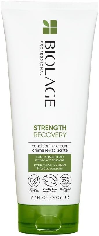 Biolage Professional Strength Recovery Nourishing Conditioning Cream, For Damaged Hair, 200ml