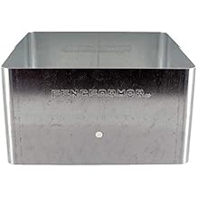 Fence Armor for Wood Fences - FITS 5.5-Inch x 5.5-Inch Posts (Known as 6x6 Posts) - Galvanized Steel - 4 Piece Set (Pack of 7)