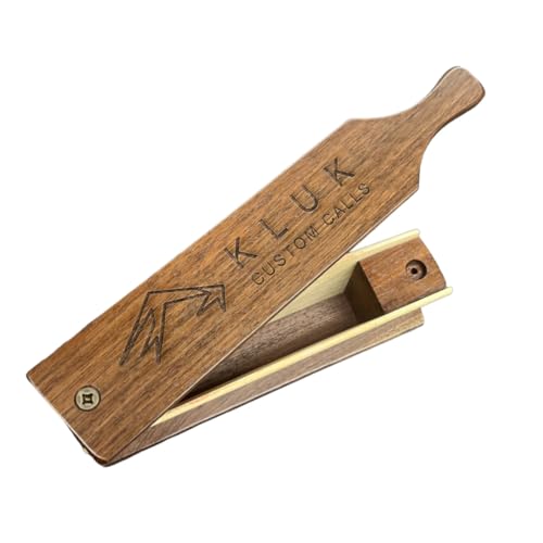 WalnutPoplar Box Call with Silencing Band and Pre-Chalked, Premium Quality for Realistic Hen Sounds for Elevated Calling Capabilities
