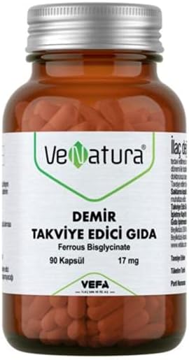 VeNatura Iron Bisglycinate 90 Capsules