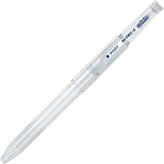 Pilot Ballpoint Pen Body, Hi-Tech-C Coleto, for 2 Colors, Non Color (LHKC10C-NC) Transparent Non Color Body