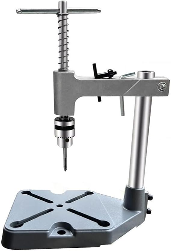 Manual Vertical Tapping Machine with Adjustable Tap Wrench Compact Threading Tool for Thread Cutting Aluminum Alloy or Cast Iron Base(Aluminum Alloy)