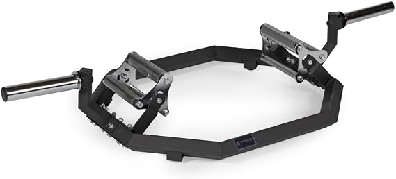 Titan Fitness EZ Load Hex Bar, Trap Bar with Tri-Grip Handles, Rated 500 LB