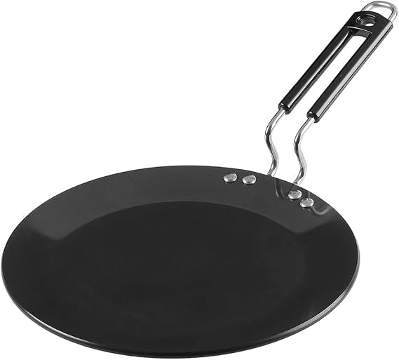 Vinod Cookware Hard Anodised Tawa/Griddle 10", PFOA Free, Induction Compatible, 25 cm