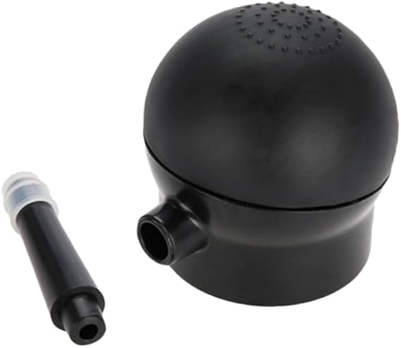 Hair Building Sprayer Black Plastic and Silicone Powder Spray Applicator