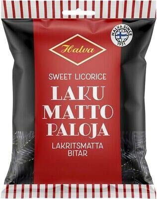Halva Lakumattopaloja Original Liquorice 1 Pack of 185g