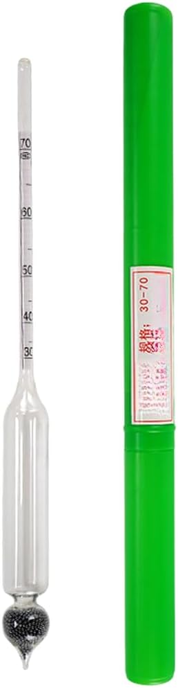 Hydrometer 0-100 Degrees Precise Glass Measuring Device Drinks (30-70