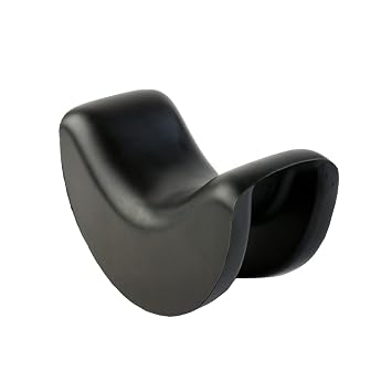 Betty Dain Neck-EEZ Shampoo Bowl Neck Rest, Durable Sealed Foam Rubber, Provides Premium Comfort at Shampoo Bowl, Easy to Clean and Sanitize, Waterproof, Black