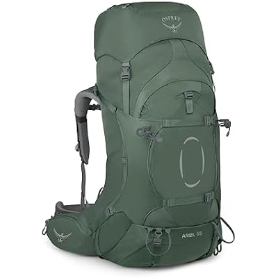 Osprey Ariel 65L Womens Backpacking Backpack, Koseret Green, WXSS, Extended Fit