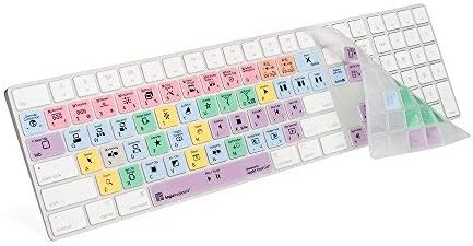 Logickeyboard LogicSkin Compatible with Final Cut Pro X Keyboard with Numeric Keypad. - LK-LS-FCPX10-M89