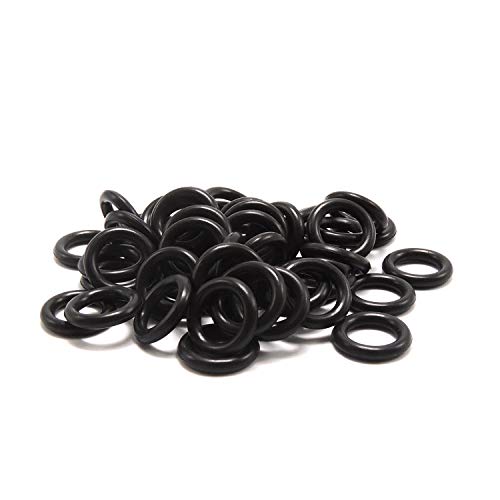 HiSport Fuel Injector O-Rings Set - O-1A Compatible with Toyota,Honda, Mazda. [7.4mm X 2.16 mm] Universal Repair Kits [50 Pcs]