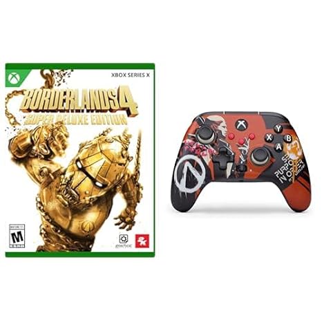 Borderlands 4 Super Deluxe Edition - Xbox Series X and PowerA Wireless Controller for Xbox Series X|S - Borderlands SE
