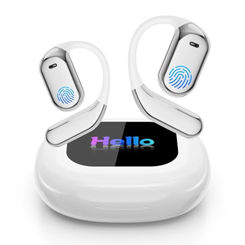 Language Translation Earphone, 3-in-1 Translator Earbuds, 144-language Two-Way OWS Earbuds, HD Sound, Long Battery Life, fit iOS and Android, Ideal for Travel and Business, Silver