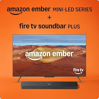Amazon Ember 55" Mini-LED Series with Fire TV Soundbar Plus