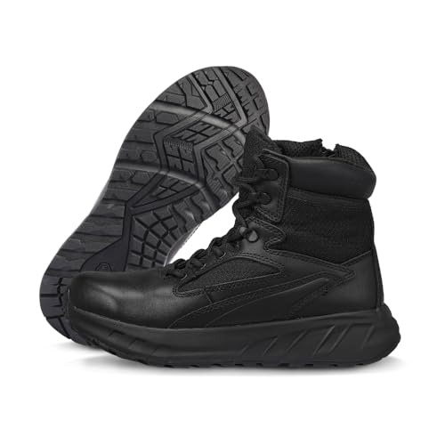 Belleville MAXX 6Z & 8Z Tactical Boots - Shock-Absorbing Midsole for Motorcycle Shoes - Slip-Resistant Vibram Outsole for Police Boots - All-Terrain Durability for Tactical Shoes