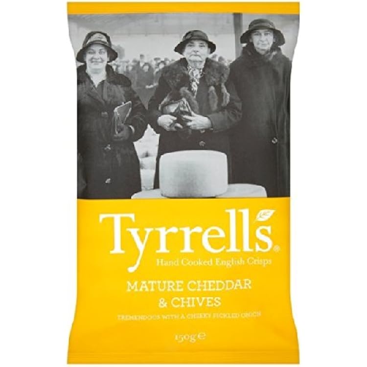 Tyrrell's Cheddar & Chives Chips 150g