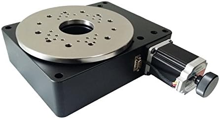 PDV PT-GD204 Electric Rotating Machine Electric Optical Rotating Platform Motorized Rotation Stage Diameter: 200mm Bearing Scale