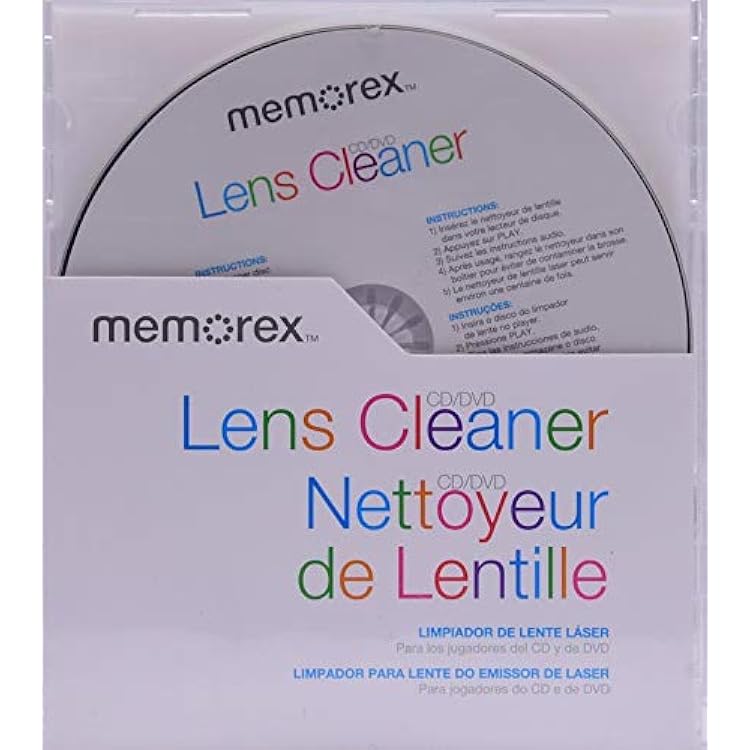 Memorex CDDVD Lens Cleaner
