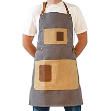 BBQ Butler Grill Apron - Adjustable Canvas Cooking Apron - XXL - Heavy Duty Smoker Apron