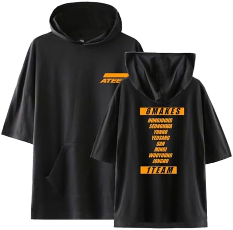 Xkpopfans New Album Treasure Hoodie T-Shirt Hong-Joong Seong-HWA Yun-H Hooded Shirt