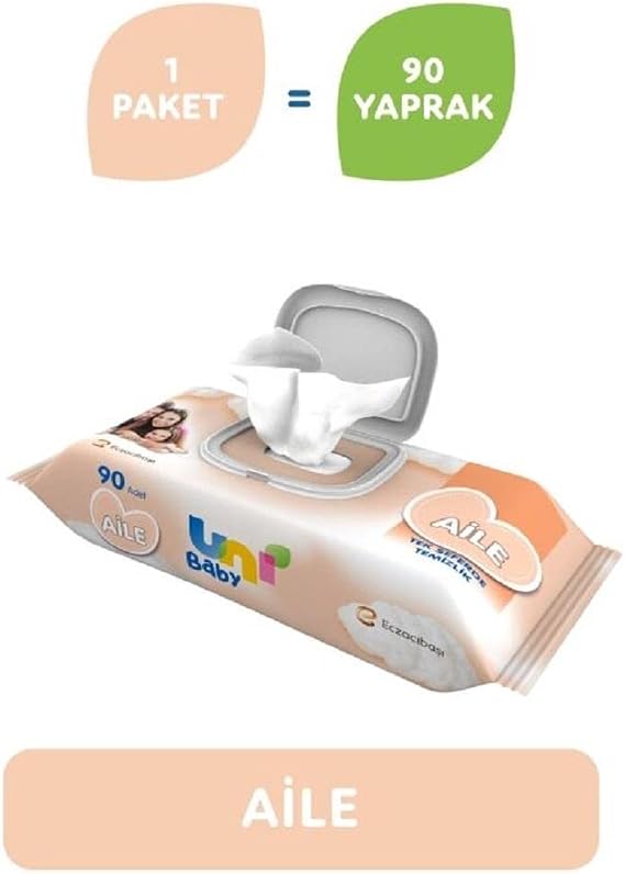 UNİ BABY ISLAK MENDİL - Aile 90 lı