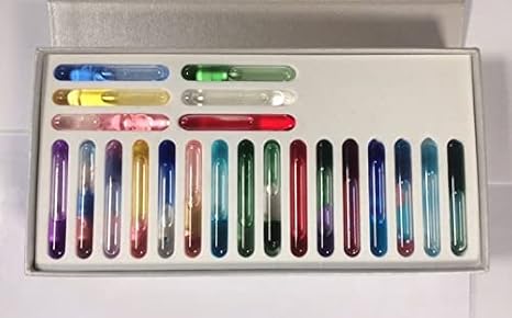 Aura Soma Light Beamer Pen Intermediate Set and 22 Bottle Colors was Developed to Focus The Aura-Soma Color Energies in The Subtle Energy Field by Aura Soma