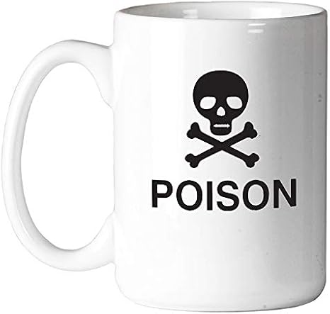 Poison Skull & Crossbones Masonic Coffee Mug - [11 oz.]