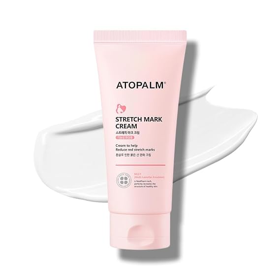 ATOPALM Maternity Care Stretch Mark Cream, 150ml 5 Fl Oz, Canola Oil Postpartum Skin Care| Pregnancy Red Lines Relief | Skin Swelling Elasticity Improvement| Gentle Body Moisturizing | Kbeauty