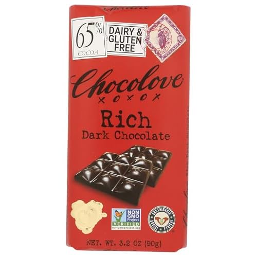 Chocolove Rich Dark Chocolate Bar, 3.2 OZ
