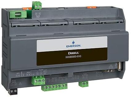 XWEB500D EVO for 36 Controllers, 24 VAC, LAN, 115/24 V Transformer, Enclosure