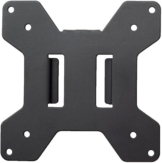 VIVO Steel VESA Compatible Plate Mounting Kit, 75x75mm and 100x100mm, Quick Release Removable VESA Bracket, Easy Computer Monitor Mounting, Hardware Included, Black, PT-SD-VA01A
