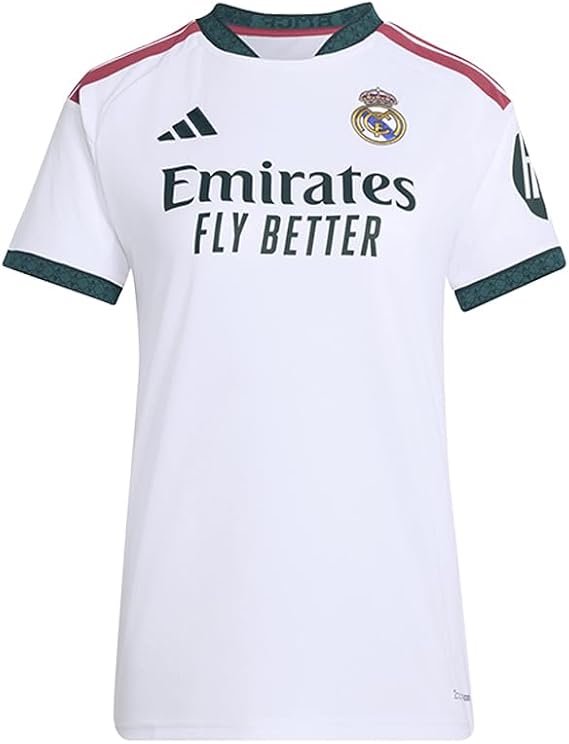 adidas Womens Real Madrid 2627 Home Jersey Soccer Cleats - White - Size L