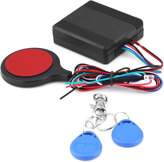 Motorcycle Antitheft Card, Motorbike ID Card Inductive Invisible Lock, Security System Smart Induction Sensor, Normal, Popular