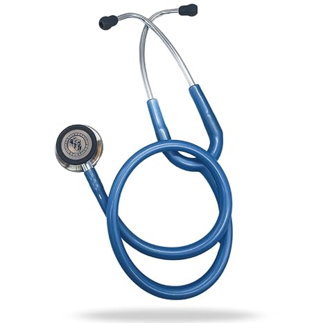 Stethoscope for Nurses | Doctors | Nurse Accessories for Work | Nursing School Essentials | Dual-Head Chest Piece |Adult-Pediatric | 29" (Cecil Blue/Stainless Steel)