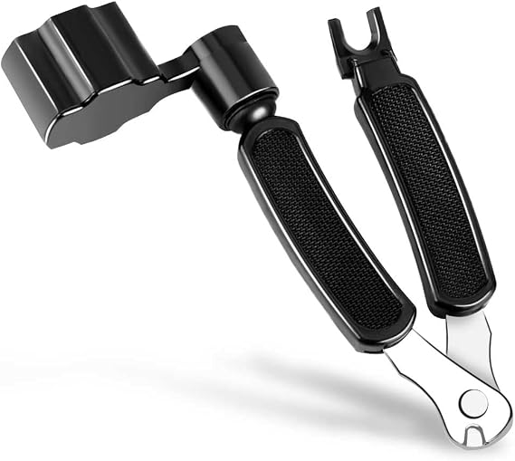 Guitar String Winder Cutter Pin Puller - 3 In 1 Multifunctional Guitar Maintenance Tool/String Peg Winder + String Cutter + Pin Puller Instrument Accessories (Style-A)